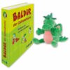 Baldur der Zahlendrache mit Handpuppe